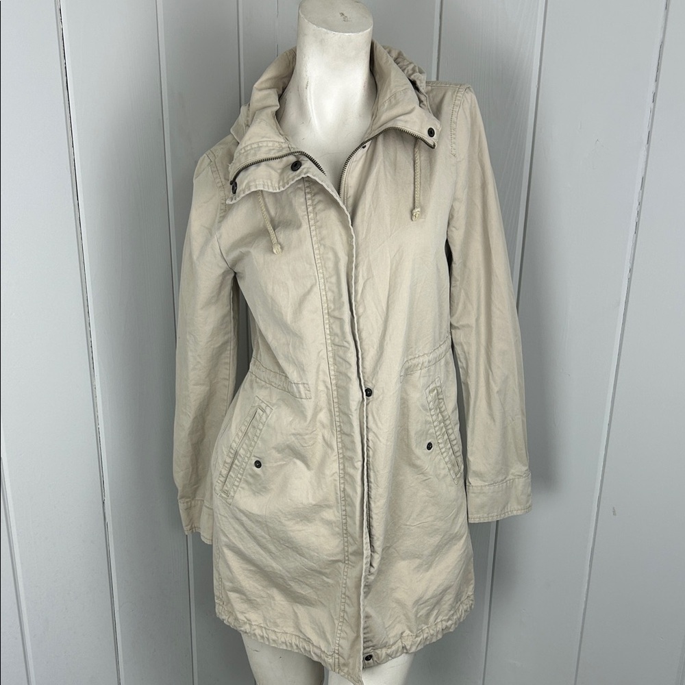 Women’s United Colors Of Benetton Light Beige Utility Jacket size 4